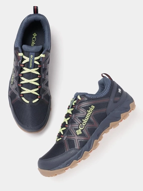 Columbia Men Navy Blue PEAKFREAK X2 OUTDRY Grippy Hiking Shoes