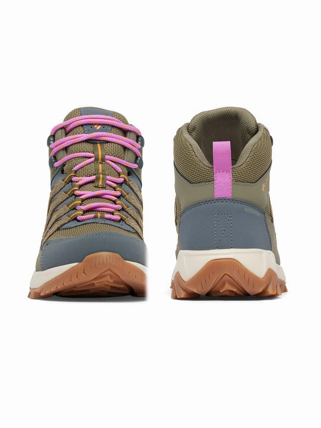 Columbia Women Green STRATA TRAIL MID WP Biom Tour Golf Shoe