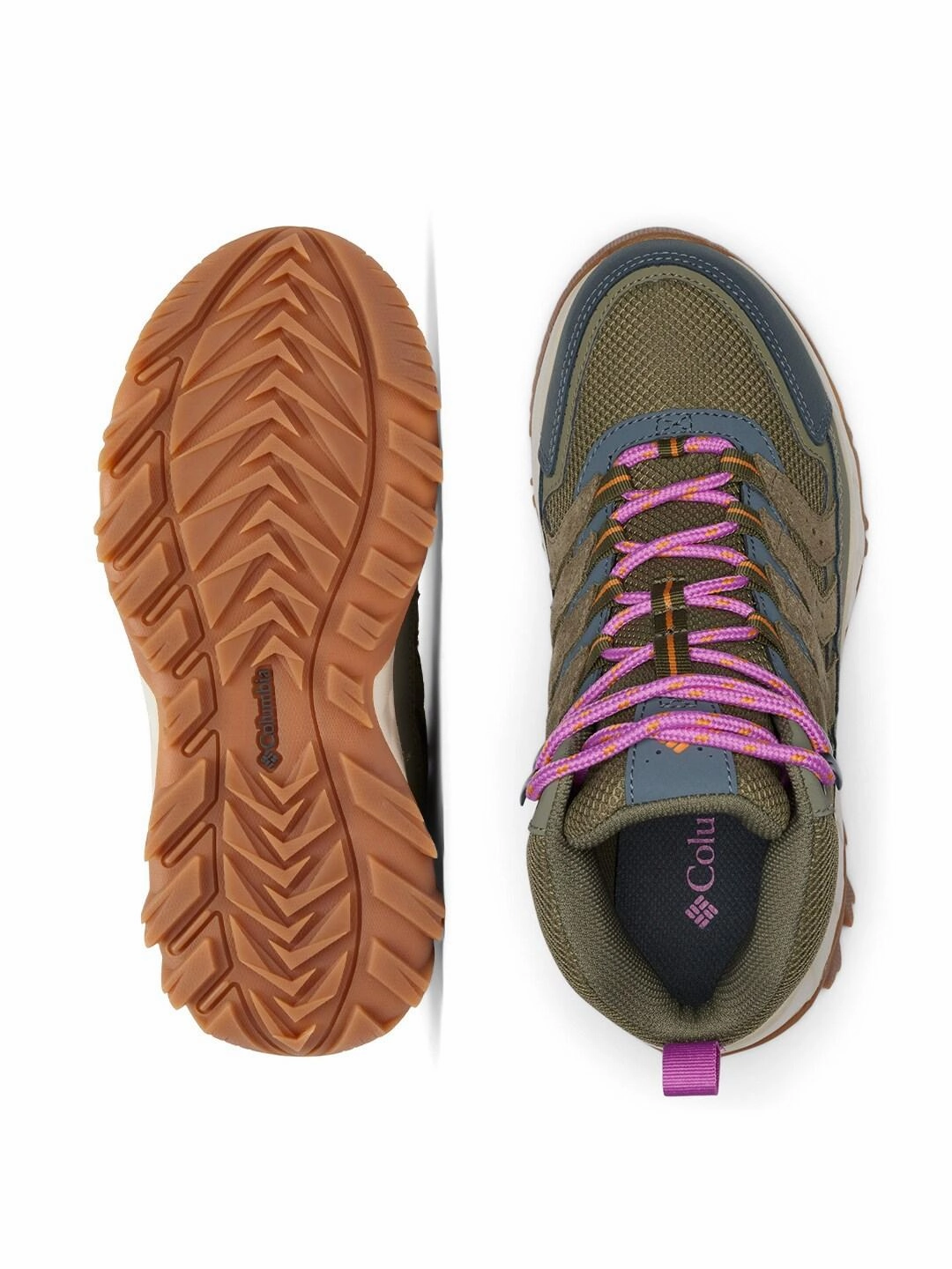 Columbia Women Green STRATA TRAIL MID WP Athletic Shoes