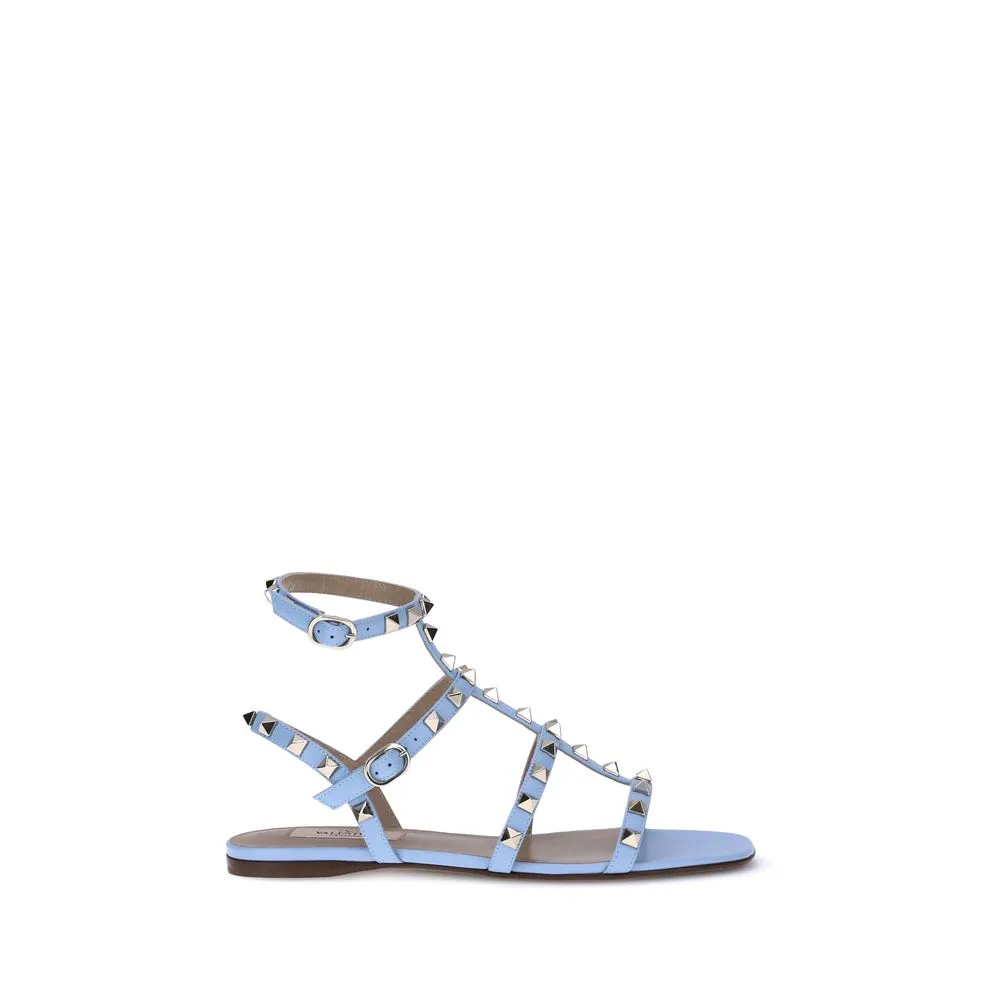 Best Running Shoes For Extremely Flat Feet Valentino Garavani Light Blue Calf Leather Bos Taurus Sandals