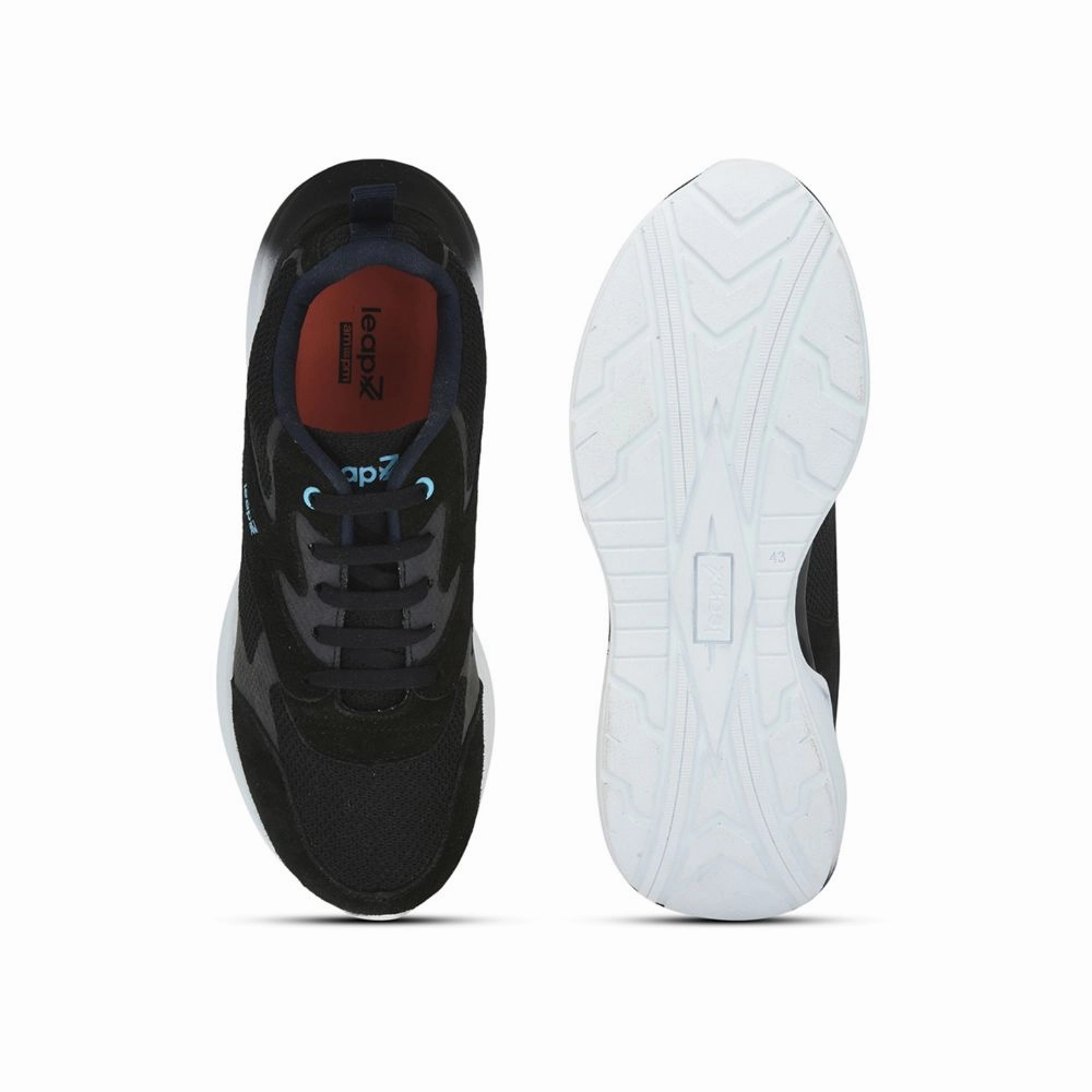 Leap7x Lacing Casual Shoes For Men (Black) ARCHER-1 By Liberty Shoes Outfit Casual