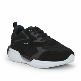 Casual Shoes On Sale Leap7x Lacing Casual Shoes For Men (Black) ARCHER-1 By Liberty