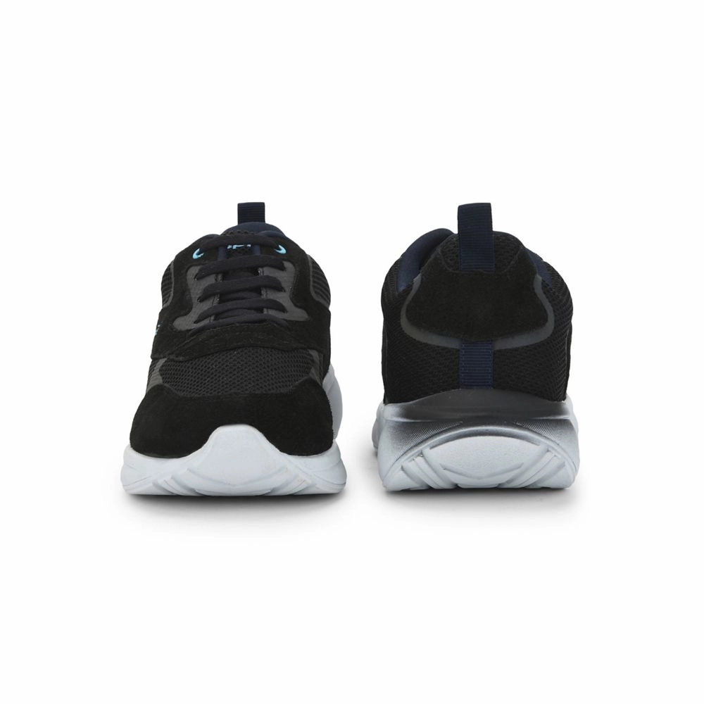 Casual Shoes  Fit Leap7x Lacing Casual Shoes For Men (Black) ARCHER-1 By Liberty