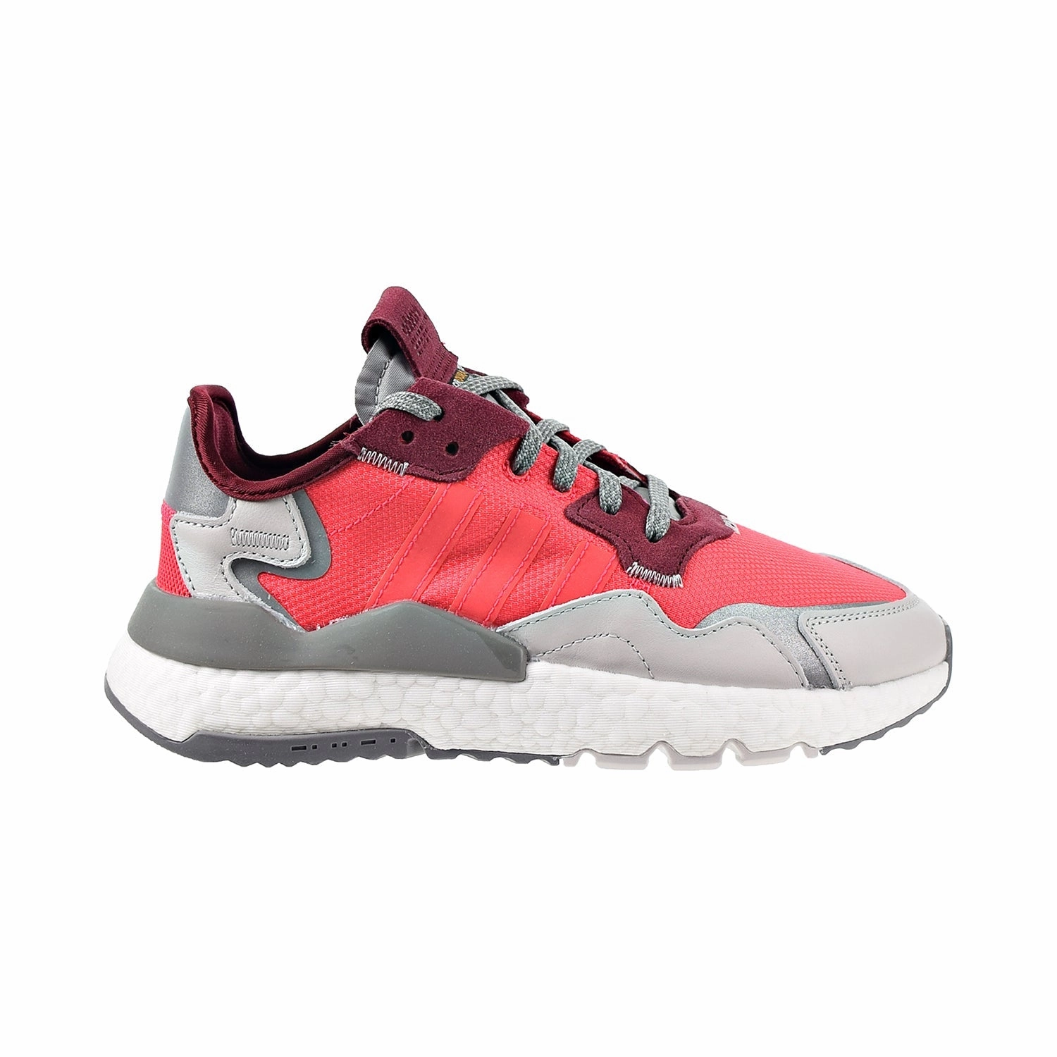 Adidas Nite Jogger Women's Shoes Shock Red-Grey One Adidas Boa Golf Shoes