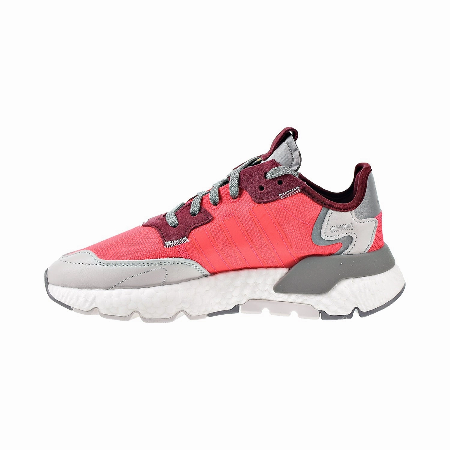 New Shoes Adidas Football Adidas Nite Jogger Women's Shoes Shock Red-Grey One