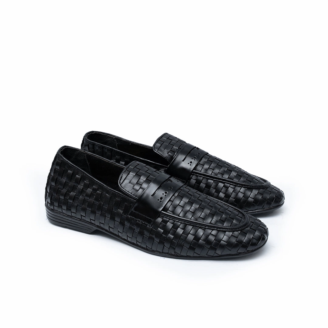 Best Flat Pedal Shoes For Mtb LS Pure Leather Handmade knitted Formal Shoes LS-818