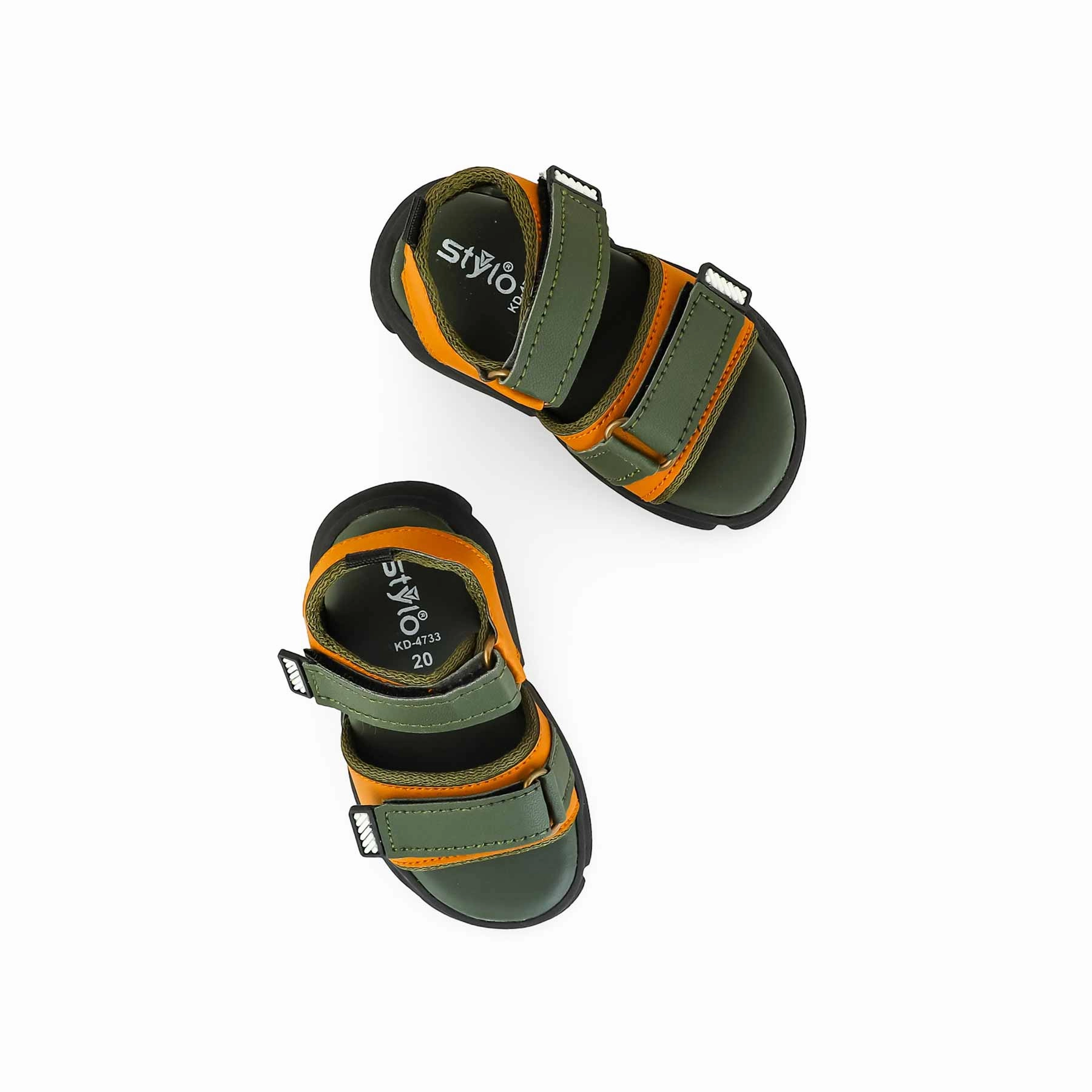 Boys Green Casual Sandal KD4733