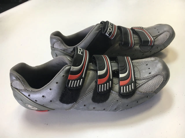 Used Forte Silver/Black Sr 8.5 Road cycling shoes Cycling Shoes Efficiency