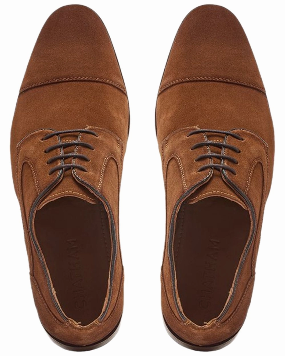 Chatham Mens Bude Premium Suede Brogues Shoes Force 1 Lv8 2 Casual Shoes