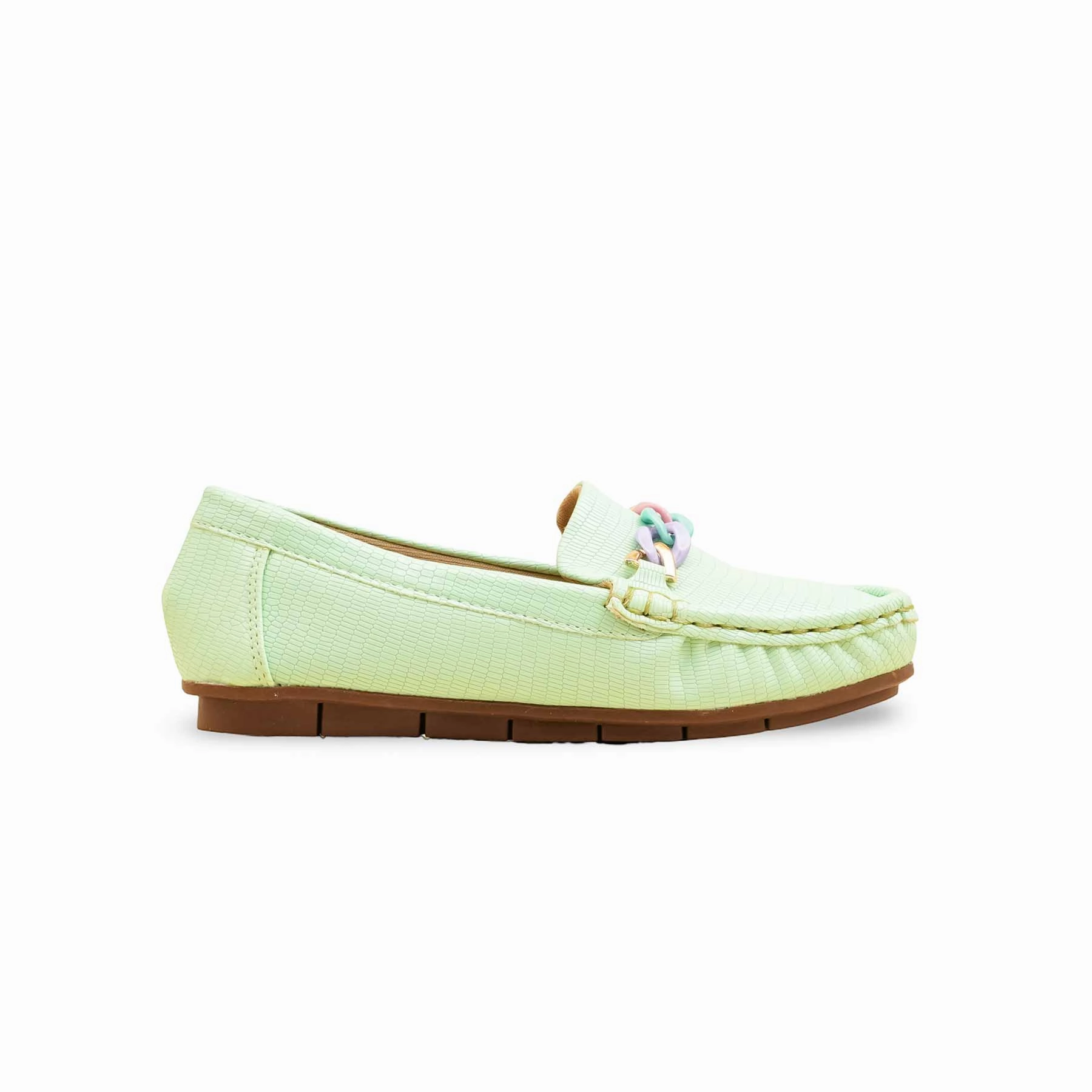 Girls PISTAGREEN Casual Moccasin KD2596