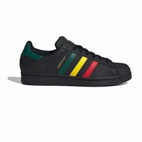 adidas - Superstar - Black Yellow/Collegiate Green - Unisex [IH3121] Adidas Shoe Styles