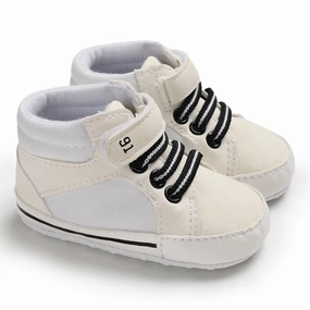 Sneakers That Support Arch Soft Sole PU Leather Multi-Color Baby Sneakers