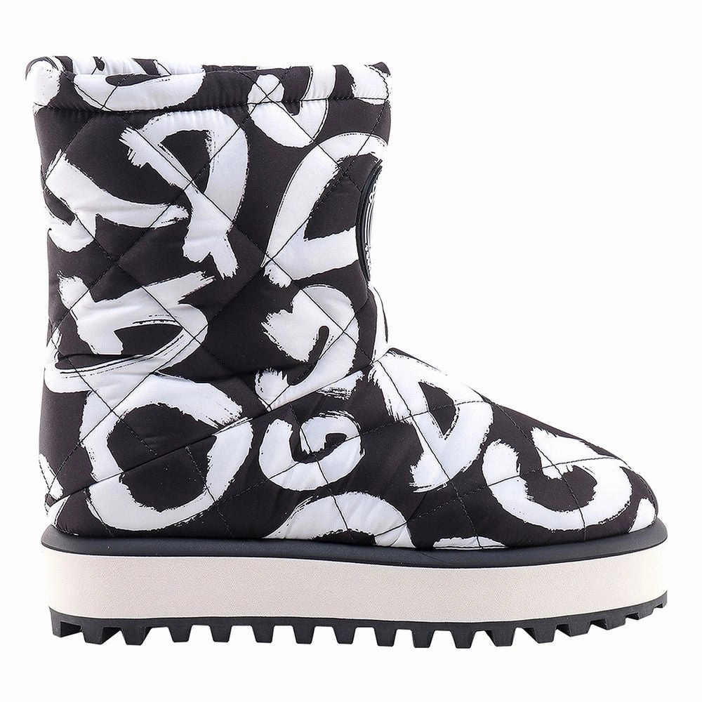 Dolce & Gabbana Black Nylon Men Boot Best Gym Shoes Flat Feet