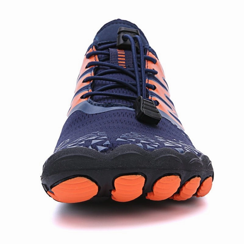 Runner's World Best Trail Blue Orange Trail V-Runner Pro - Universal Non-Slip Barefoot Shoes