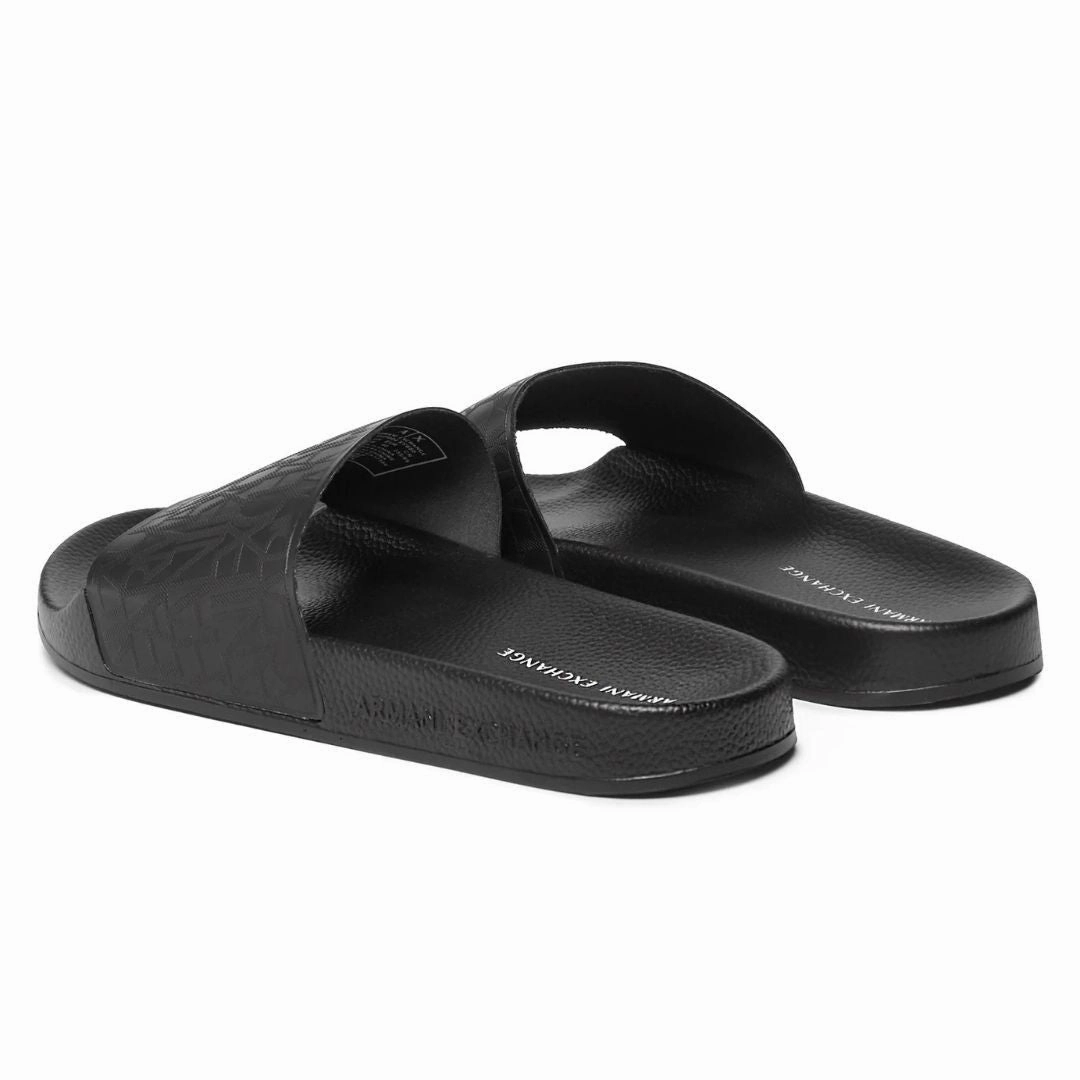 Fitflop Sparkle Flip Flops ARMANI EXCHANGE Slippers XUP004-BLKBLK