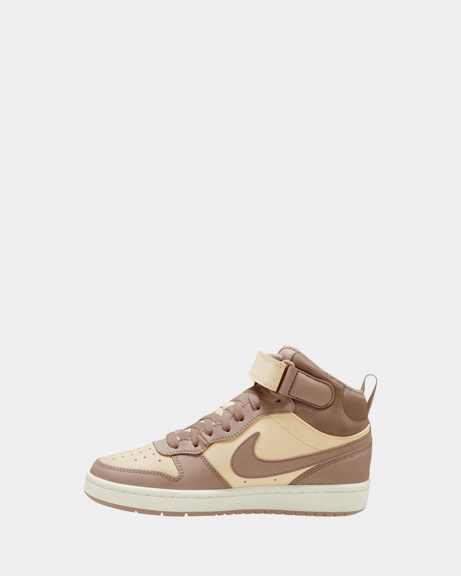 Asics Shoes Waterproof Court Borough Mid 2 Grade School Pale Ivory/Hemp/Sail