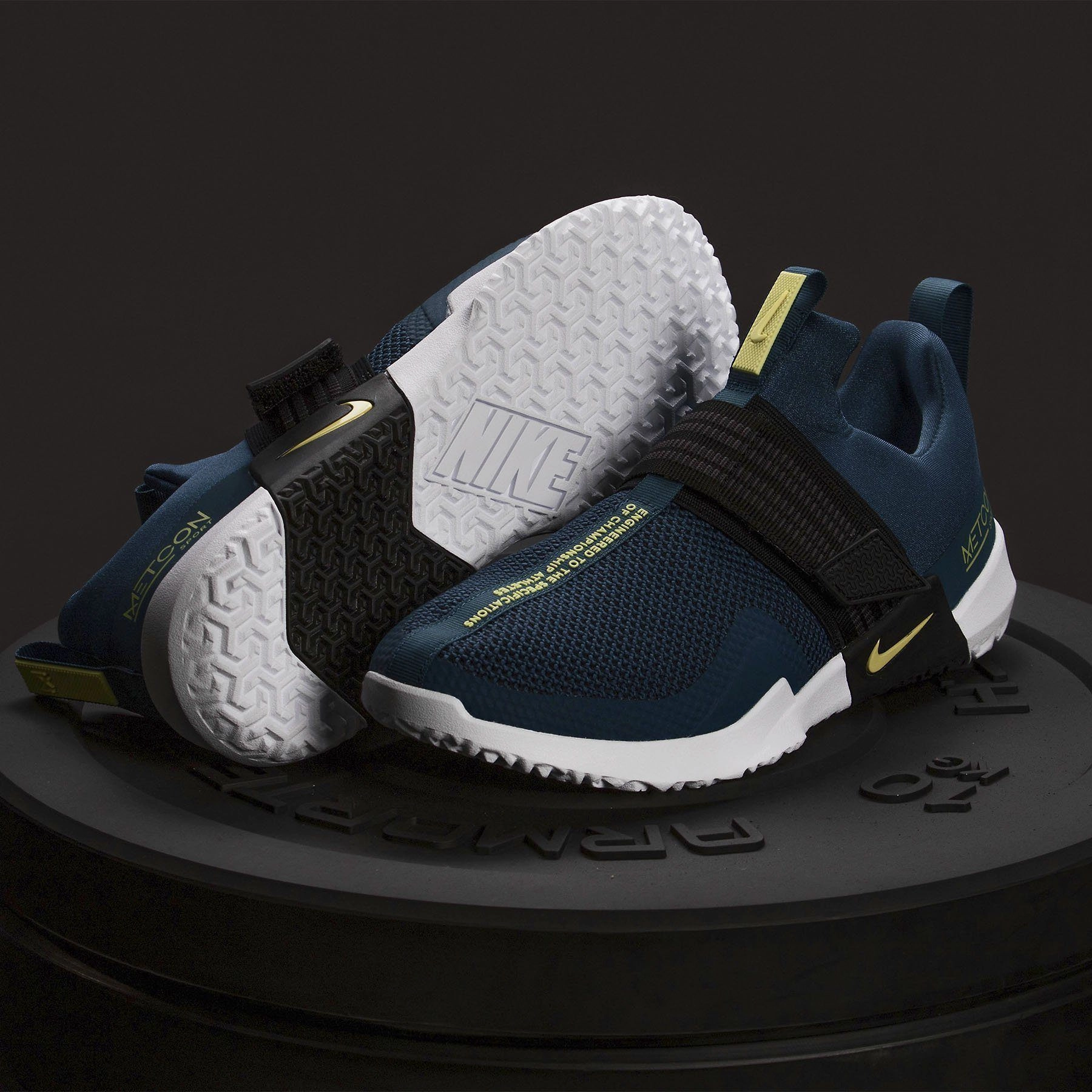 Nike - Metcon Sport Men's Training Shoes - Blue Force/Dynamic Yellow/Black/White Best Asics Running Shoes Marathon