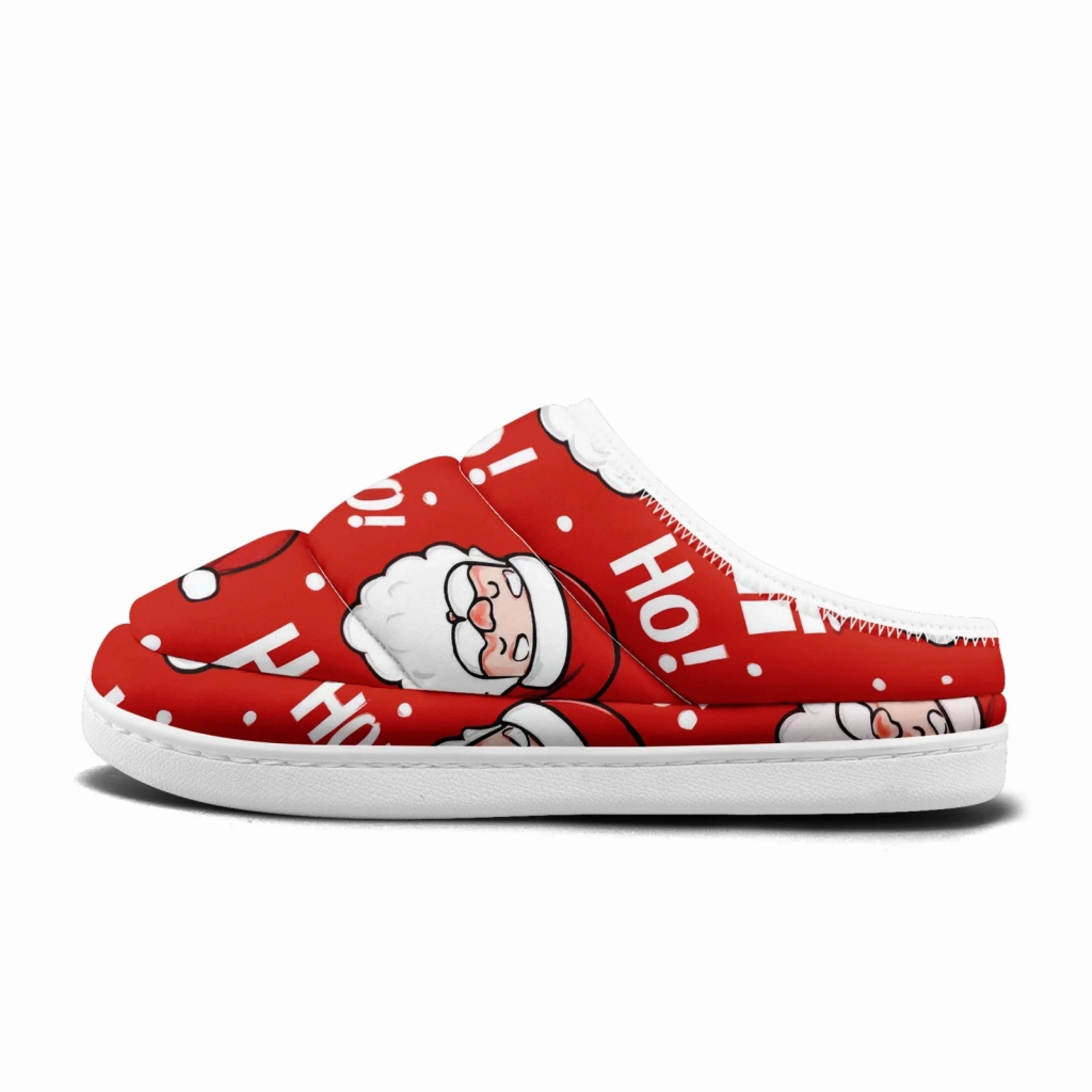 Posee Slides Festive Holiday Padded Slippers, Cozy Patterned House Shoes FN057-25028166