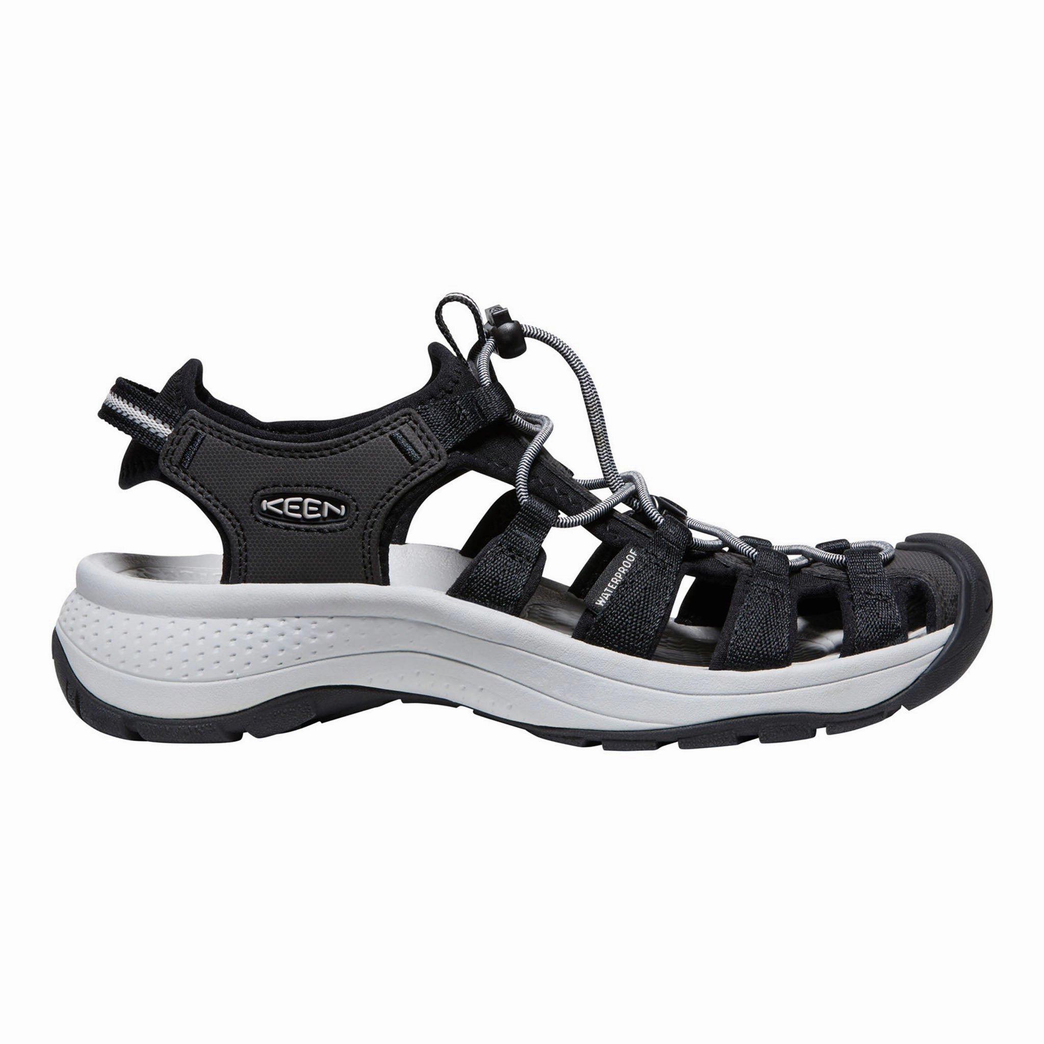 Women's Astoria West Sandal Black/Grey Running Shoe For Road And Trail