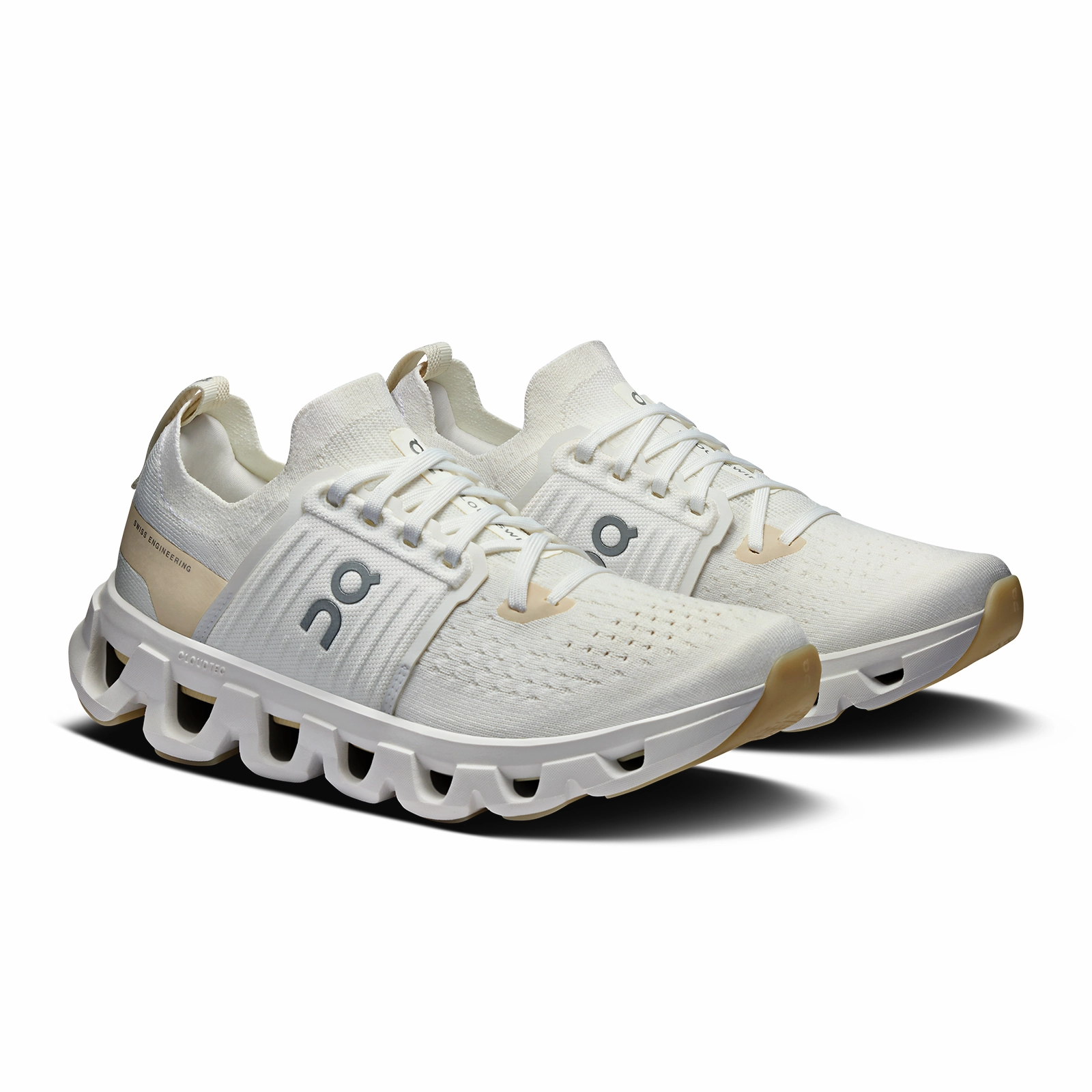 Best Trail Running Shoes 2025 On Running Cloudswift 4 Running Shoe (Women) - White/Cream