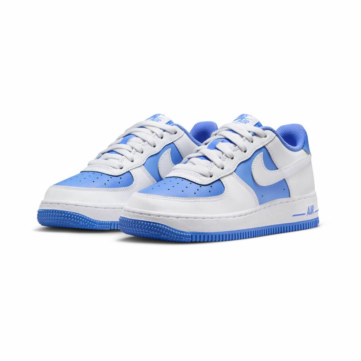 Asics Shoe Size Chart Inches Air Force 1 'White Light Blue' Big Kids' Shoes