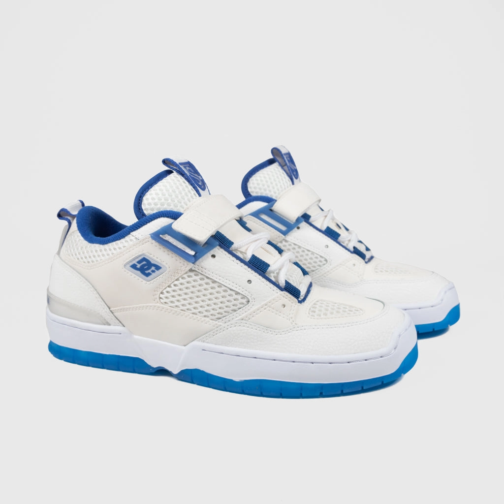 Skate Shoes Cheap DC Shoes - John Shanahan JS 1 Shoes - White / Blue