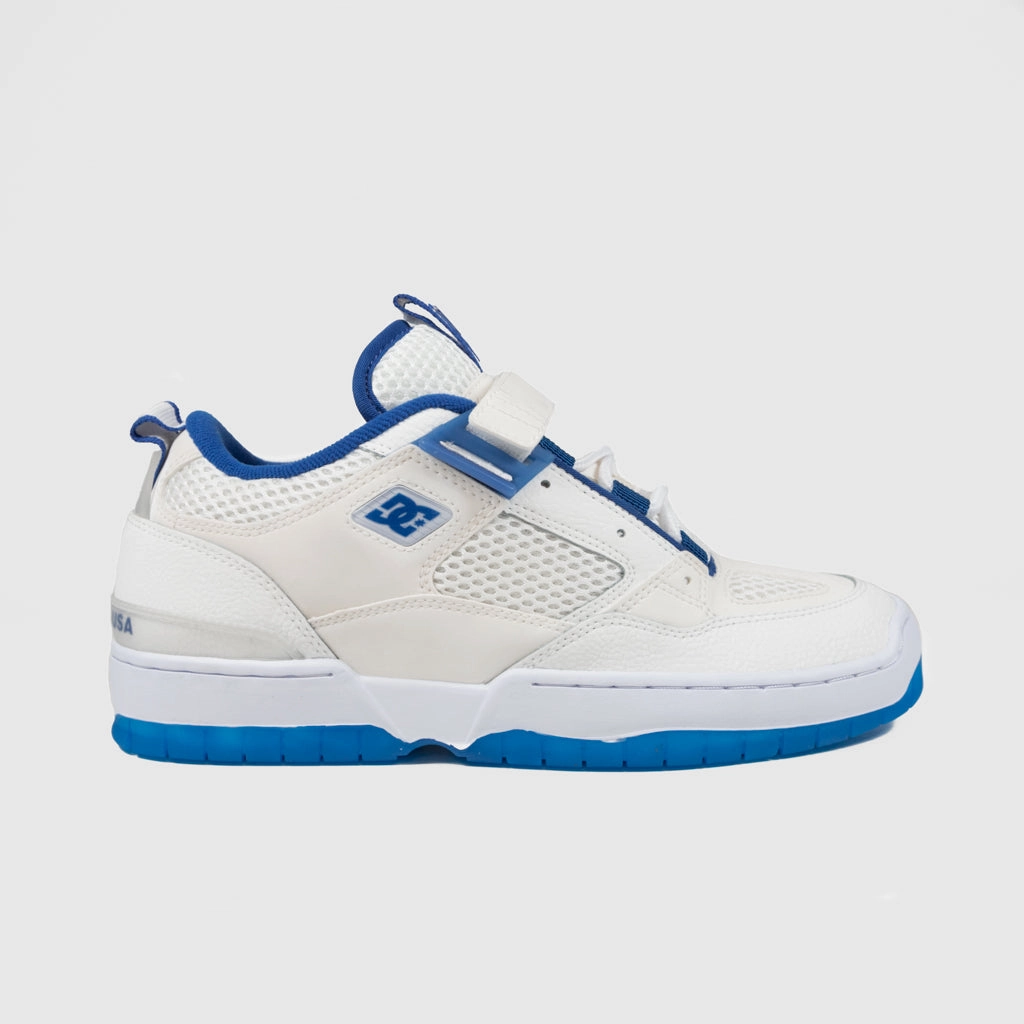 DC Shoes - John Shanahan JS 1 Shoes - White / Blue Best Retractable Roller