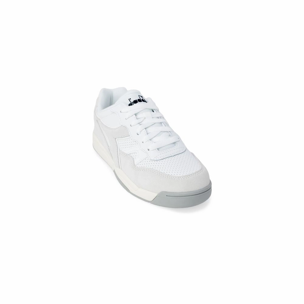 Diadora White Artificial Leather Athletic Sneakers Vibram Fivefingers Vi-s Casual Shoe