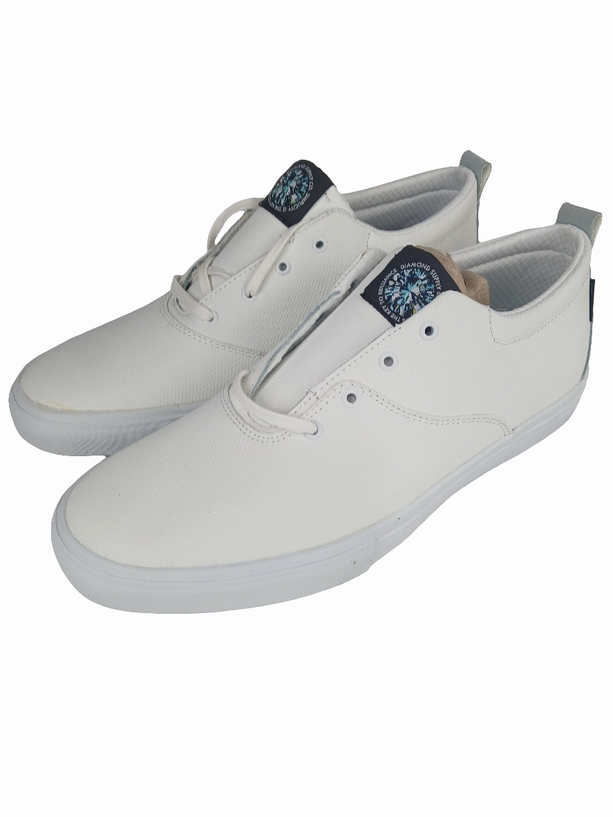 Diamond Madrid Simplicity White US Mens Size 9 Shoes Mechanic Boots