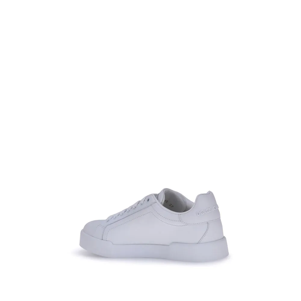 Shoes Flat Feet And Weak Ankles Dolce & Gabbana White Rubber Low Top Sneakers