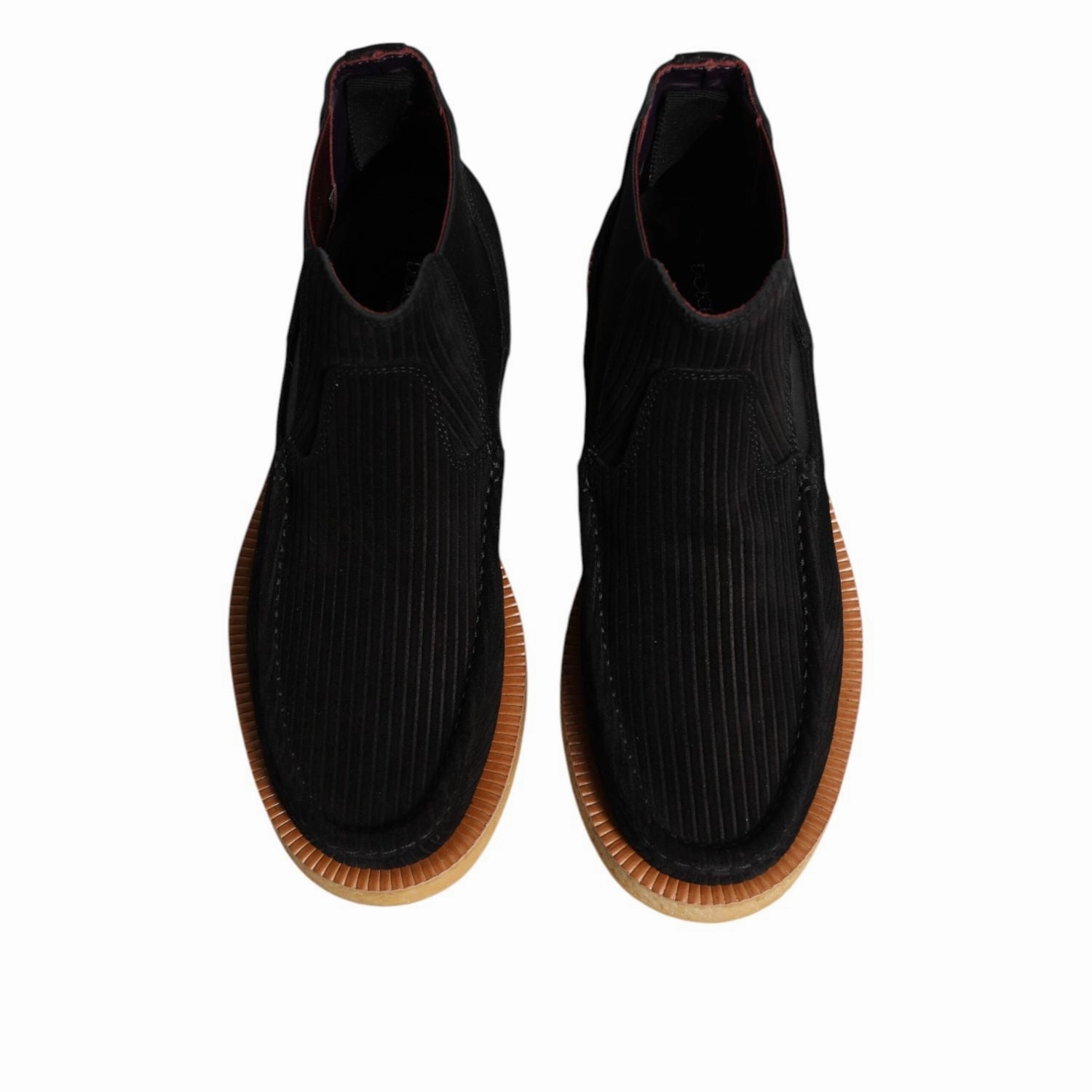 Balenciaga Combat Strike Boots Dolce & Gabbana Black Calf Suede Slip On Ankle Boots Shoes