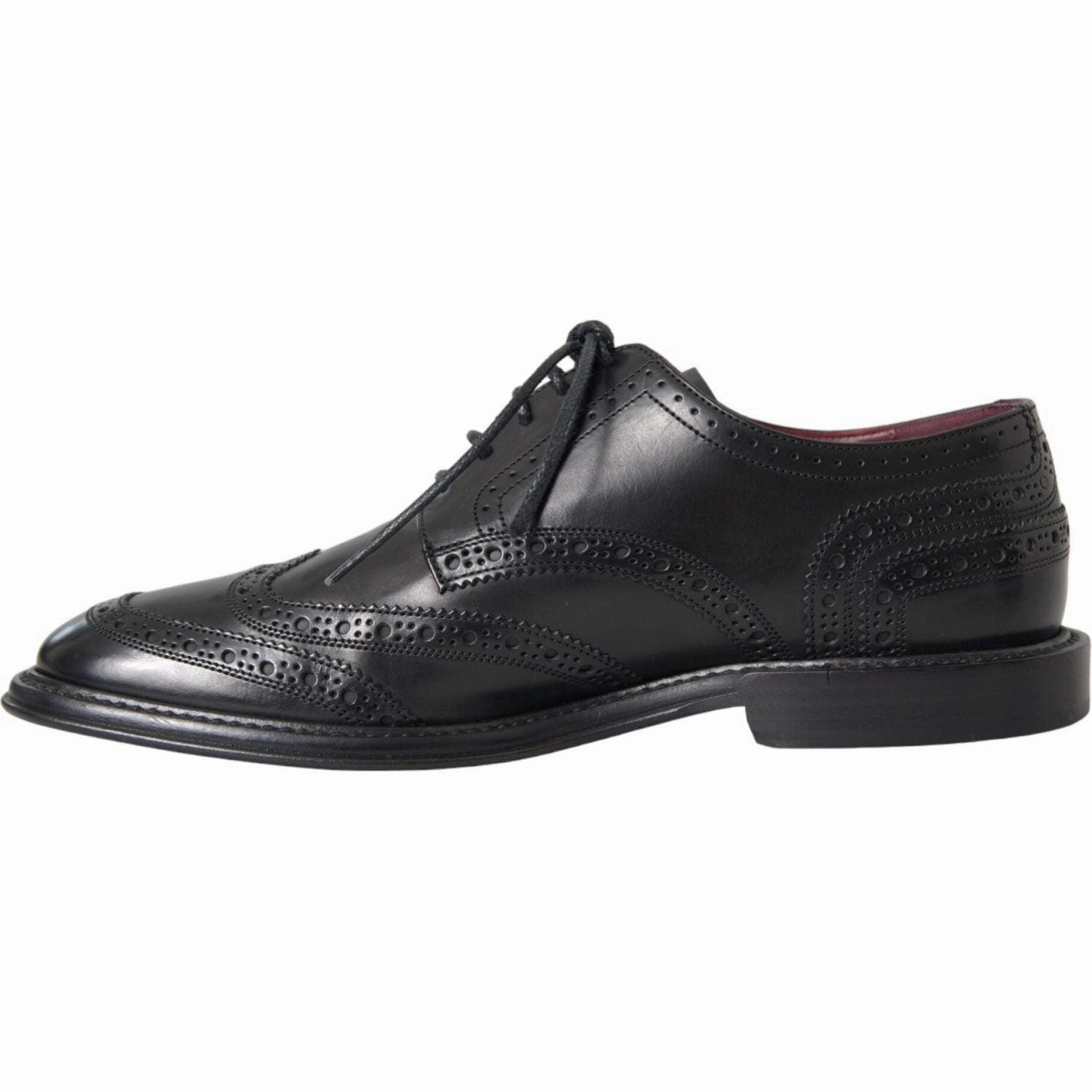 Best Running Shoes Flat Feet Shin Splints Dolce & Gabbana Black Leather Oxford Wingtip Formal Men Shoes