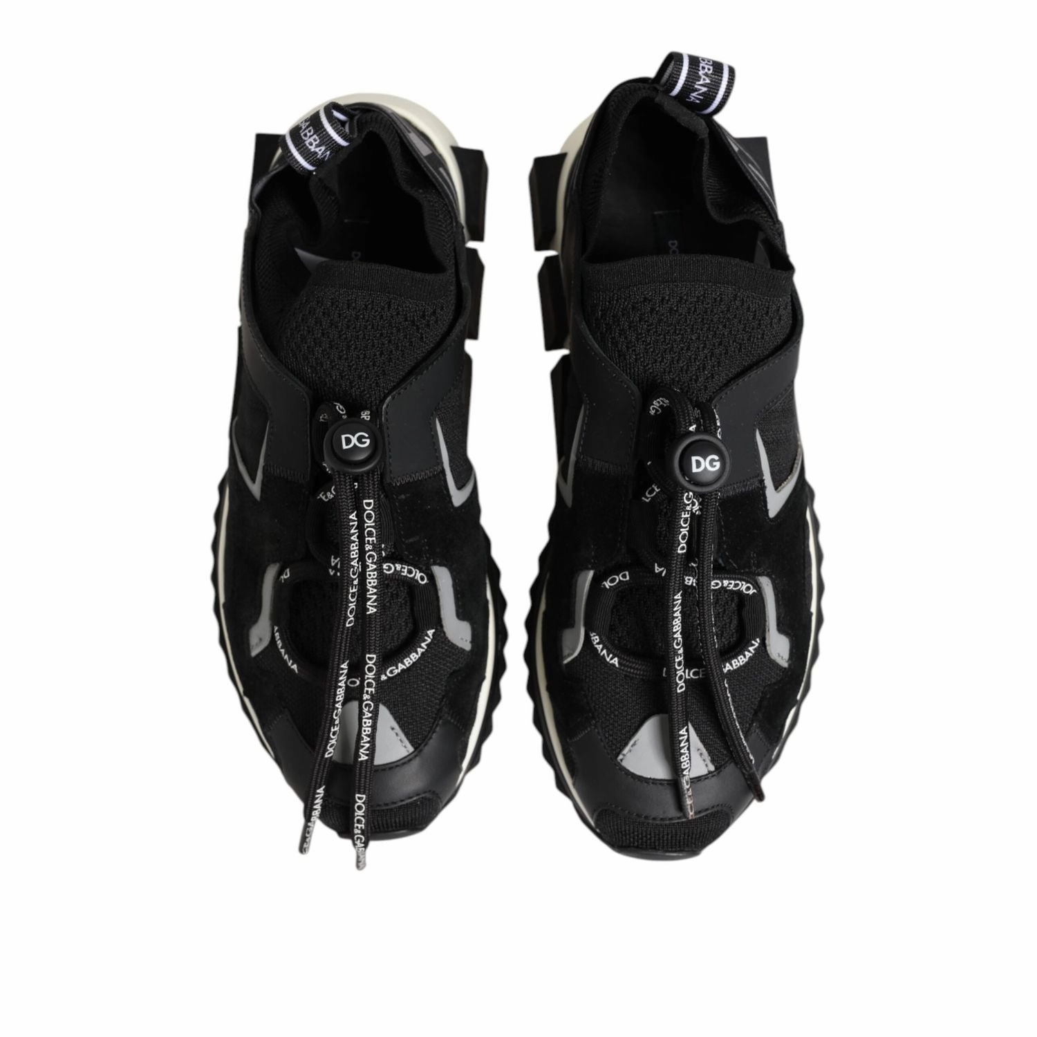 Dolce & Gabbana Black White Logo Sorrento Sneakers Shoes Louis Vuitton Sneakers