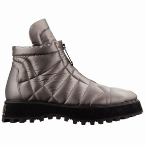 Male Boots Dolce & Gabbana Gray Nylon Men Boot
