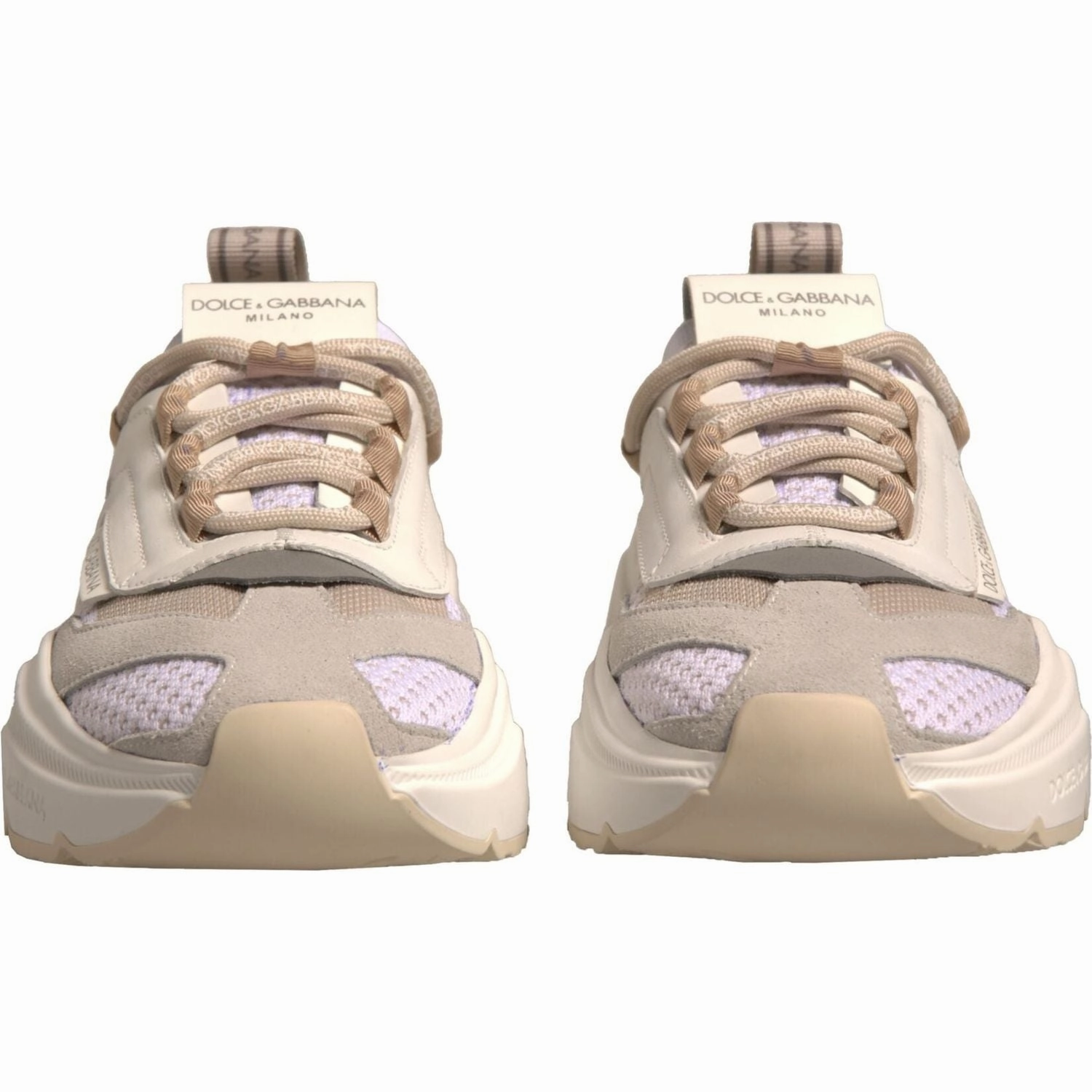 Dolce & Gabbana Multicolor Daymaster Low Top Sneakers Shoes Slip On Sneakers Wide