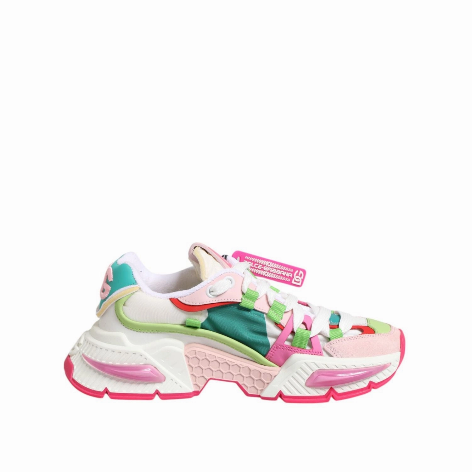 Stability Sneakers Dolce & Gabbana Multicolor Leather Airmaster Low Top Sneaker Shoes