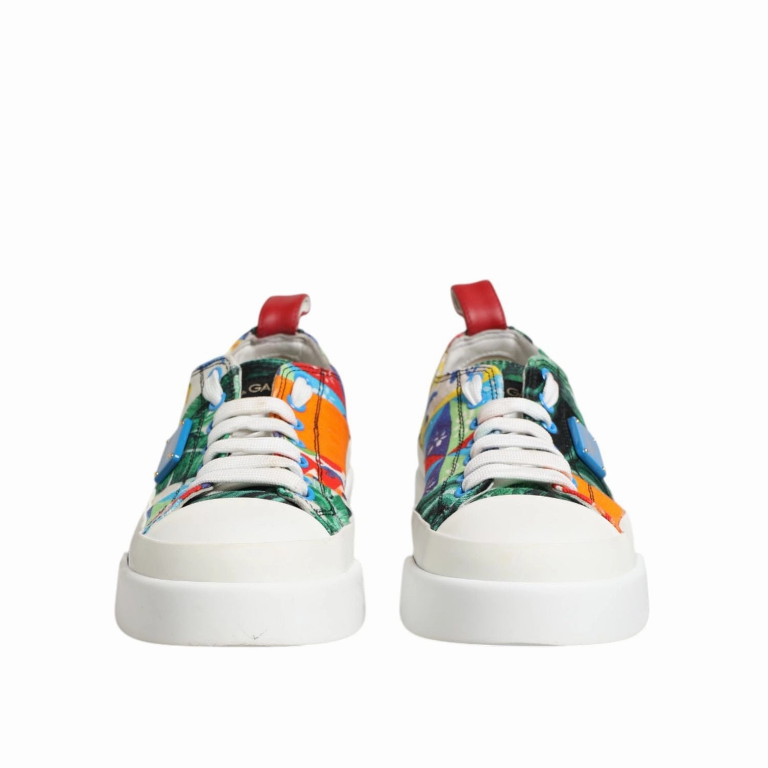 Cloudtilt Sneakers Dolce & Gabbana Multicolor Patchwork Low Top Sneakers Shoes
