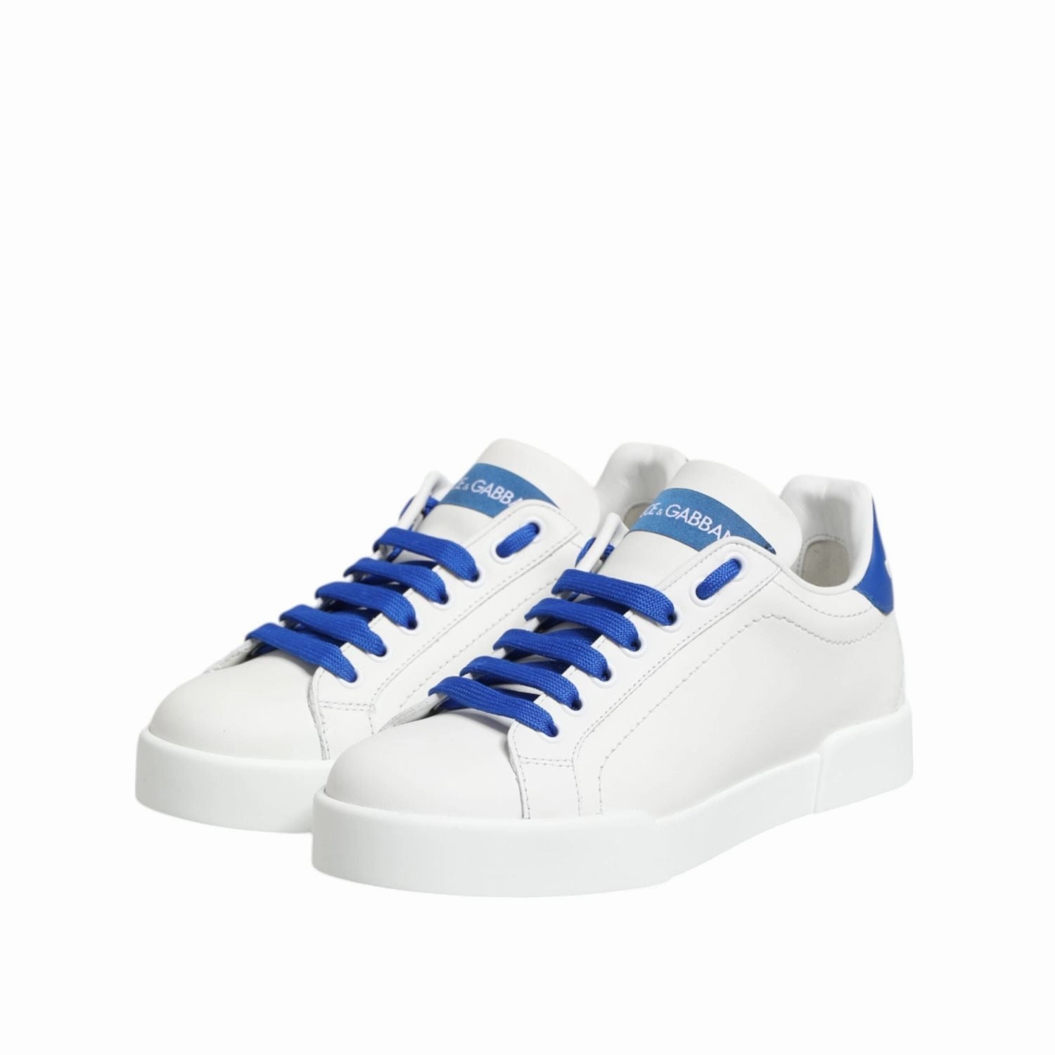 Easy Rider Fadeout Extra Sneakers Dolce & Gabbana White Blue Leather Low Top Sneakers Shoes