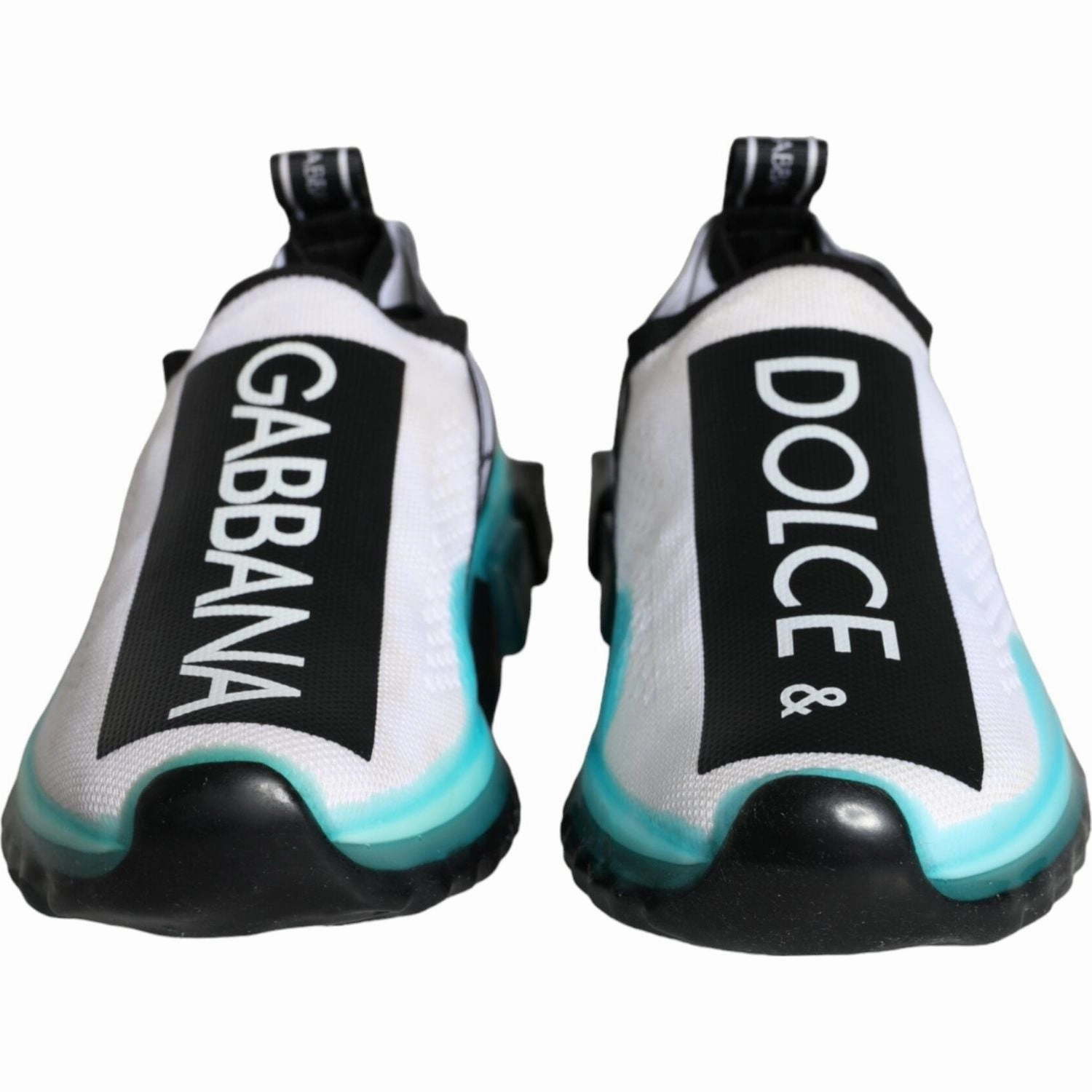 Best Dance Sneakers Dolce & Gabbana White Blue Slip On Sorrento Sneakers Shoes