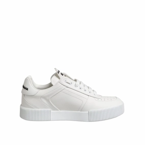 Somiliss Sneakers Dolce & Gabbana White Miami Leather Low Top Sneakers Shoes