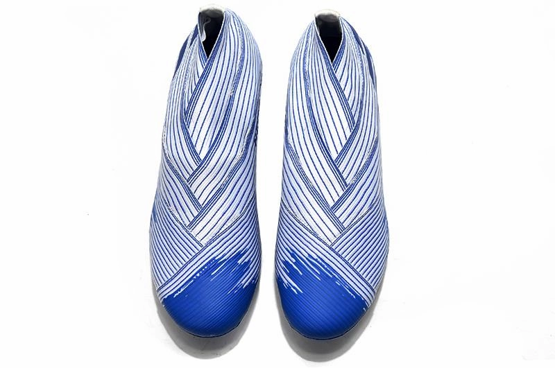 Adidas Recycled Plastic Shoes Adidas Nemeziz 19 Mutator Pack FG Soccers Cleats Shoes Blue