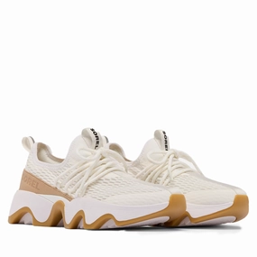 Waterproof Shoes Kuwait Sorel Women's KINETIC Impact II Lace Sneaker | Sea Salt - Gum 16