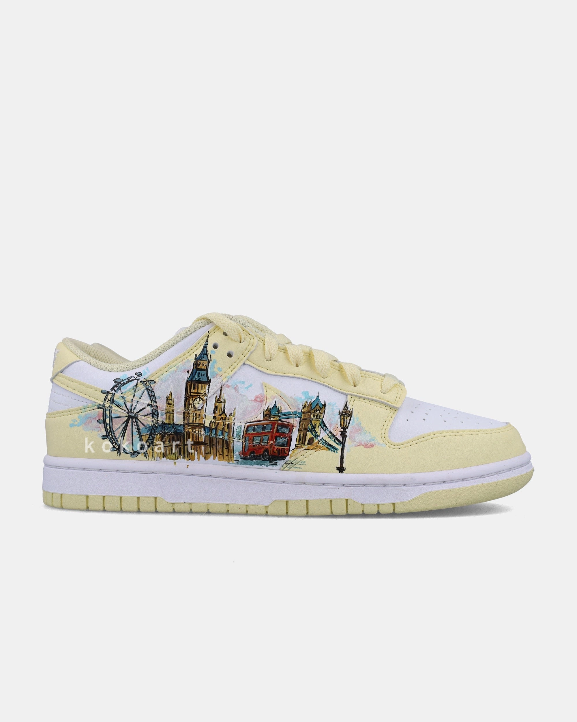 Asics Shoes Nyc Gel Dunk London Illustration