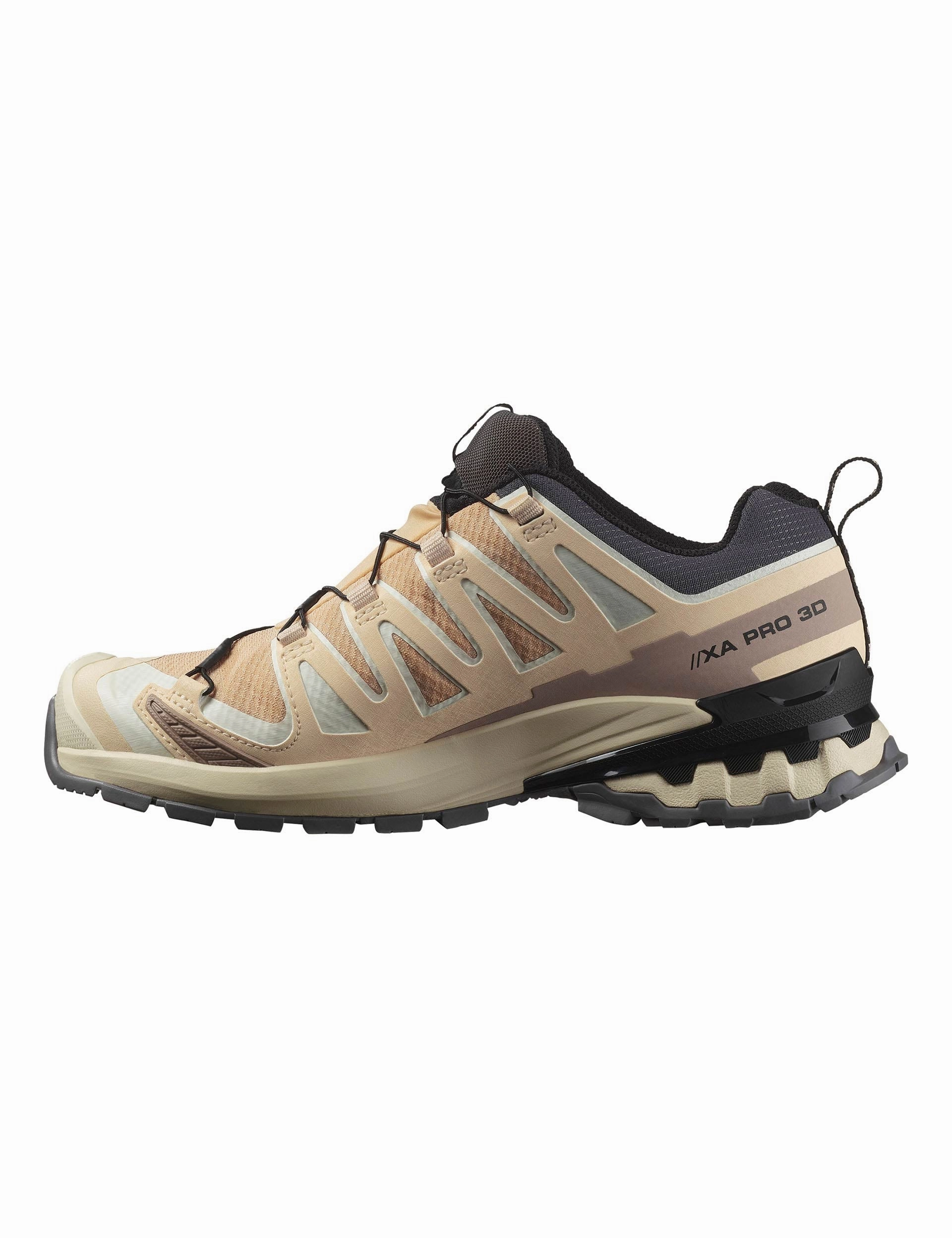 XA Pro 3D V9 Gore-Tex - Hazelnut/Tender Peach/Black Best Trail Running Shoes Flat Feet