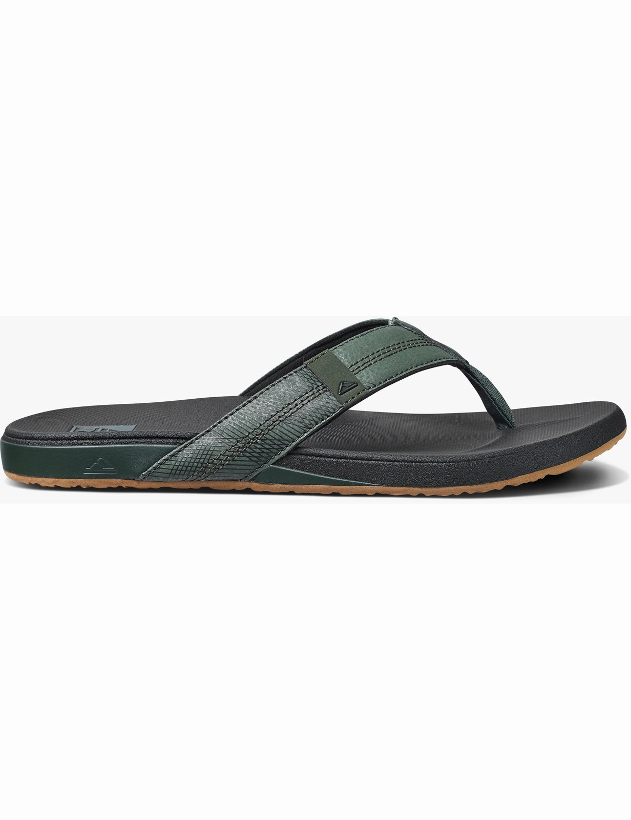 Denim Flip Flops Reef Cushion Phantom Sandals in Geo Olive