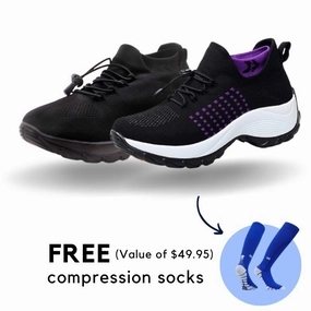 Pacer Future Street Plus Running Shoe Slip-Resistant Healthcare Professional Ortho Shoe Bundle