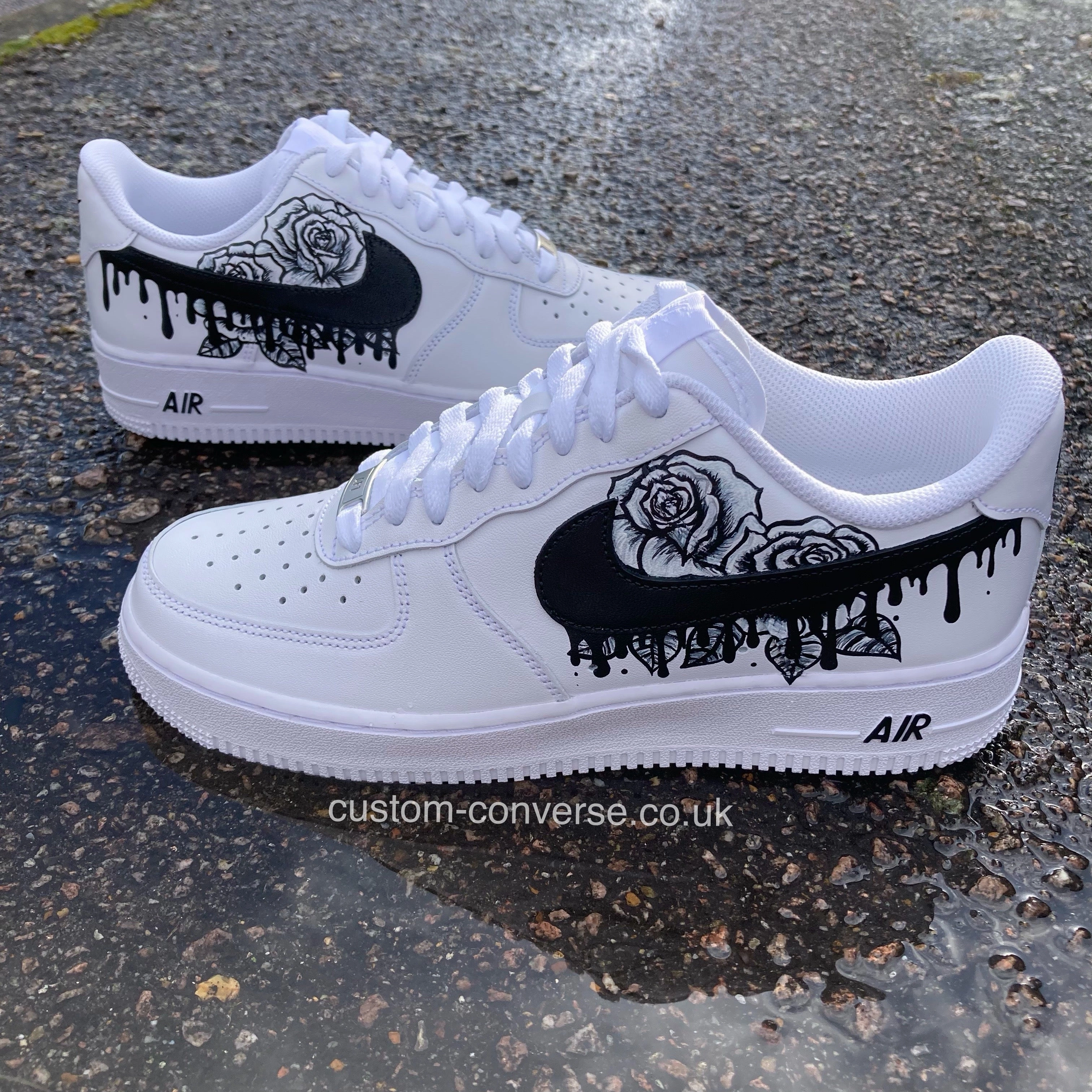 Asics Tennis Shoes Differences Rose Drip Air Force 1