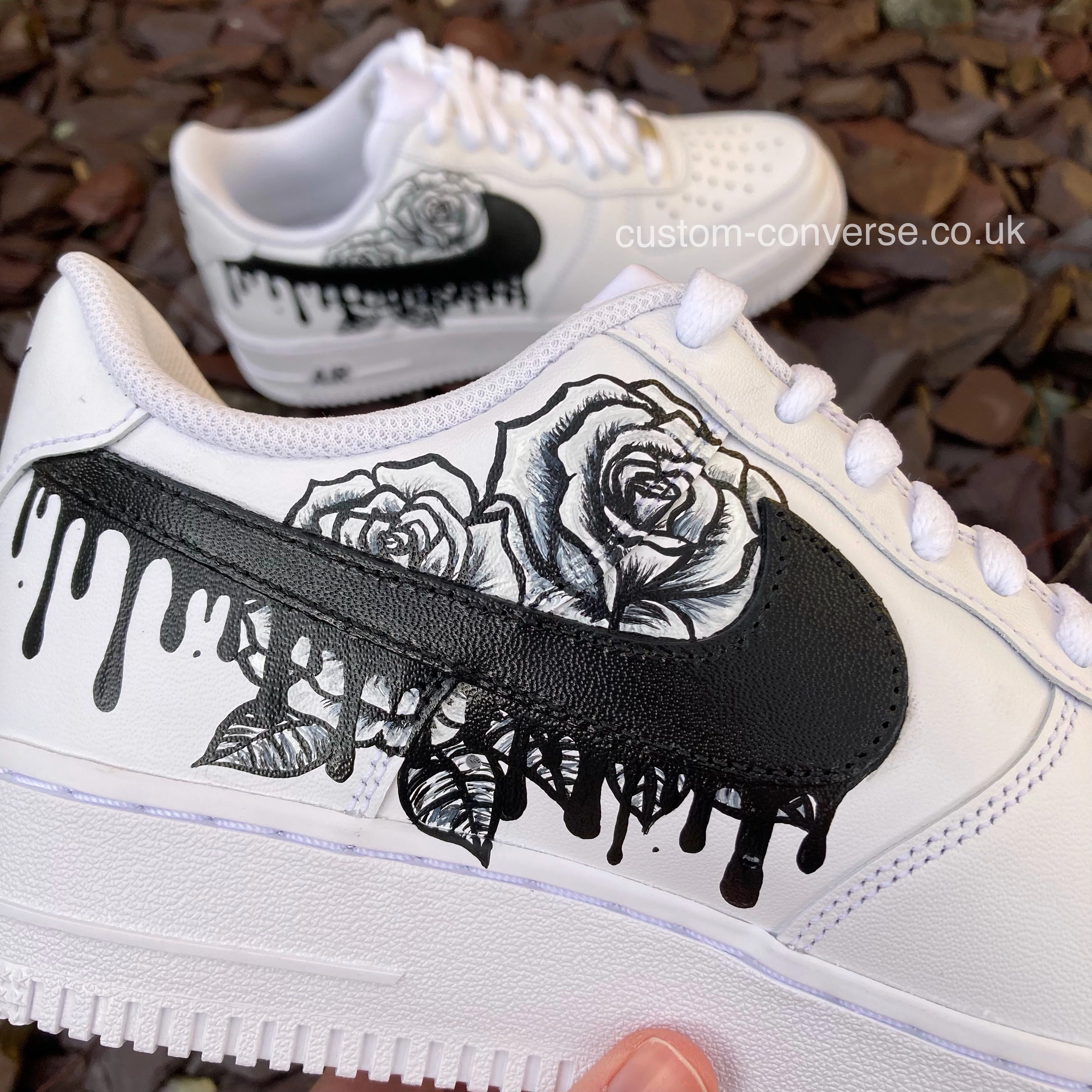 Asics Neon Running Shoes Rose Drip Air Force 1