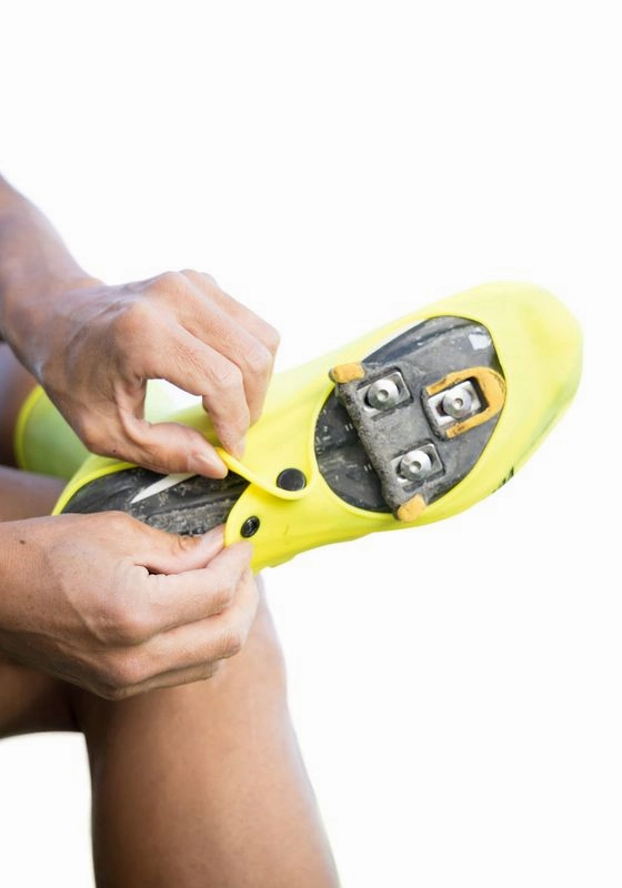 VeloToze Shoe Covers Tall Silicone With Snaps - Viz-Yellow Best Cycling Shoes Road