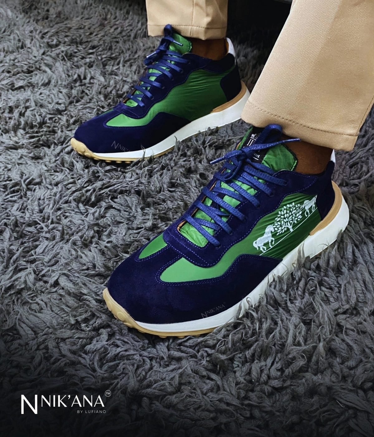 iLVi053-Lace up: Navy Best Flats Wading Shoes